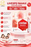 DDVS LIVESPO NAVAX ĐỎ CHUYÊN DỤNG TAI MŨI HỌNG 0M+ HỘP (10 ỐNG * 4 ML)