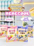 BÁNH CUỘN THANH NGŨ CỐC BEBECOOK 40G