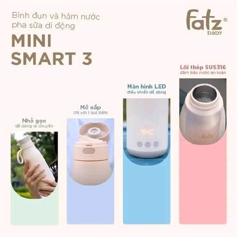 BÌNH ĐUN VÀ HÂM NƯỚC DI ĐỘNG MINI SMART 3 FATZ