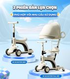 XE SCOOTER KIÊM XE ĐẨY MÁI CHE CHILUX S05