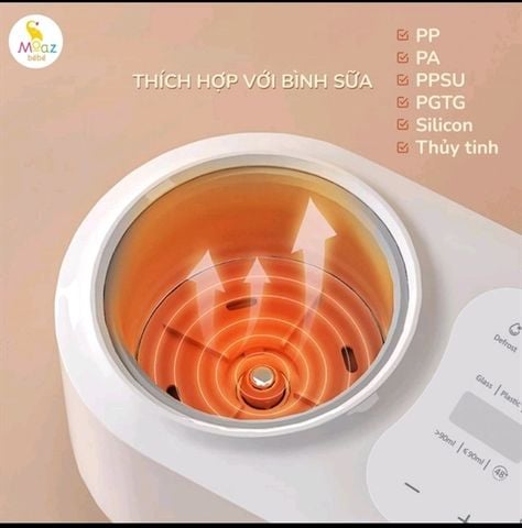 MÁY HÂM SỮA KHÔNG DÙNG NƯỚC MOAZ MB 087