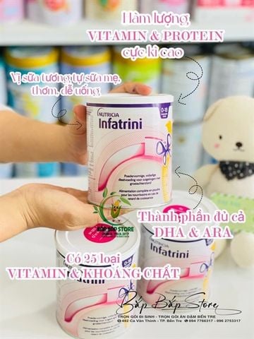 SỮA INFATRINI TĂNG CÂN MỚI (0-18m) 400gr
