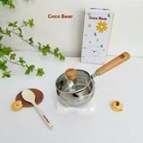 QUÁNH INOX COCOBEAR CÁN GỖ