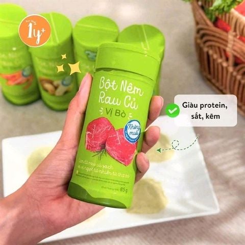 BỘT NÊM ĂN DẶM RAU CỦ MĂMMY KHÔNG MUỐI 85gr 1Y