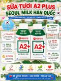 SỮA TƯƠI A2 PLUS SEOUL MILK HÀN 1Y THÙNG 18 HỘP 170ML