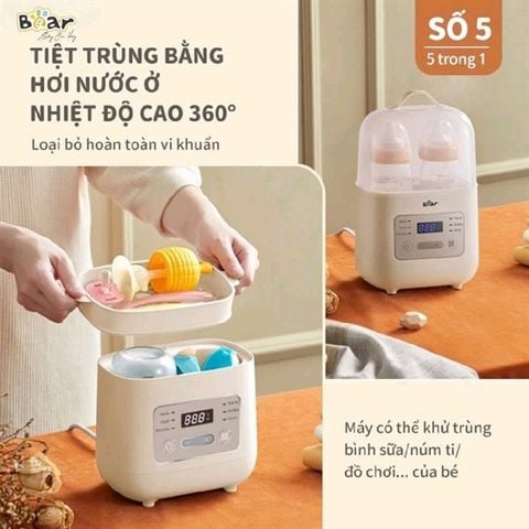 MÁY HÂM SỮA TIỆT TRÙNG BEAR (BW-4H03M)