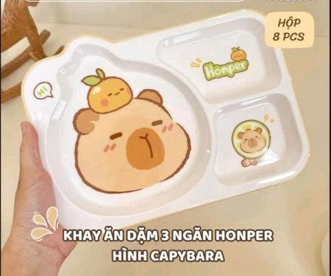 KHAY ĂN DẶM 3 NGĂN HONPER HP2411