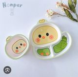 KHAY ĂN DẶM 3 NGĂN HONPER HÌNH GÀ HP2400