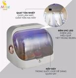 MÁY UP BÌNH SỮA TIỆT TRÙNG SẤY KHÔ UVC MOAZ MB 044