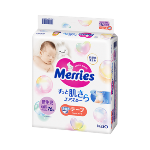 TÃ DÁN MERRIES CỠ NHẬP KHẨU TC
