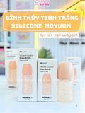 BÌNH SỮA MOYUUM THỦY TINH TRÁNG SILICONE