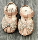 GIÀY SANDAL A10 NƠ HỒNG