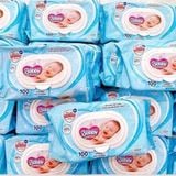 KHĂN ƯỚT BOBBY KHÔNG HƯƠNG (100 TỜ)