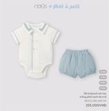 BODY SUIT CỘC TRẮNG PHỐI XANH NOUS