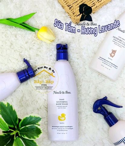 SỮA TẮM GỘI 2IN1 (LAVENDER) NOODLE BOO 473ml