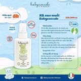 XỊT BẢO VỆ XUA MUỖI VÀ DƯỠNG DA BABYCOCCOLE 125ML