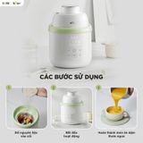 MÁY XAY NẤU THỨC ĂN 0.35L BEAR BFM-045KN