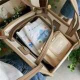 TÚI BỈM SỮA GẤU NHỎ PHỐI VIỀN NÂU
