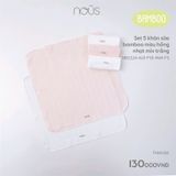 SET 5 KHĂN SỮA BAMBOO NOUS