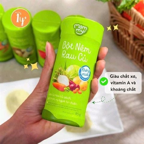 BỘT NÊM ĂN DẶM RAU CỦ MĂM MY KHÔNG MUỐI 85gr 1Y