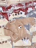 ÁO KHOÁC LEN CÀI NÚT GẤU 0649