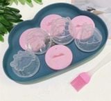 SET 4 KHUÔN HẤP BÁNH KÈM CỌ QUÉT