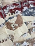 ÁO LEN CỔ BÈO TD NƠ 3726