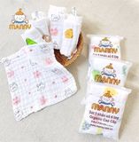 KHĂN SỮA COTTON MANNY 6 LỚP