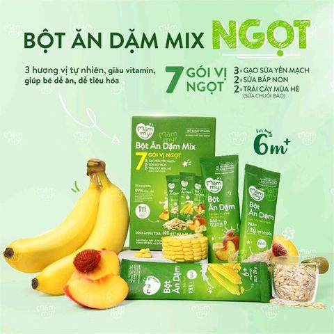 BỘT ĂN DẶM MĂM MY 6M+ 140gr