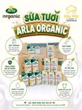 SỮA TƯƠI ARLA ORGANIC A2 CASEIN THÙNG 20 HỘP 200ML