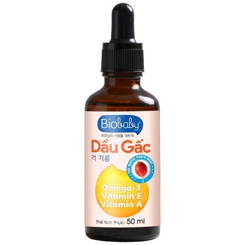 DẦU ĂN DẶM BIOBABY GẤC (50ml)