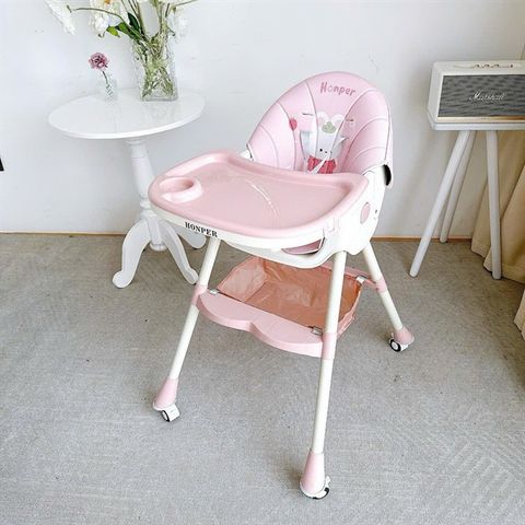 GHẾ ĂN DẶM HONPER HP211 (HỒNG)