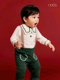 QUẦN YẾM CA RÔ XANH LÁ KÈM ÁO NOUS