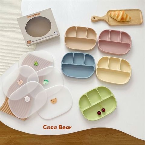 KHAY ĂN COCOBEAR HÌNH VUÔNG CÓ NẮP