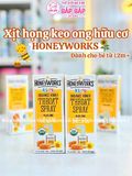 XỊT HỌNG KEO ONG HỮU CƠ HONEYWORKS 12M+