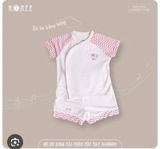 BỘ CỘC CÀI CHÉO FUNNY HRNEE SIZE 0-3 HỒNG