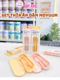 SET 2 THÌA ĂN DẶM SILICON MOYUUM