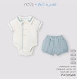 BODY SUIT CỘC TRẮNG PHỐI XANH NOUS