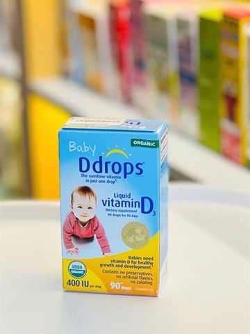 VITAMIN D3 DROP MỸ 0M+ (90 giọt)