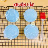 SET 4 KHUÔN HẤP BÁNH KÈM CỌ QUÉT