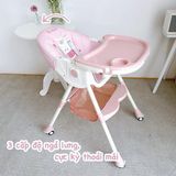 GHẾ ĂN DẶM HONPER HP211 (HỒNG)