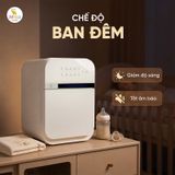 MÁY TIỆT TRÙNG UVC SẤY KHÔ THÔNG MINH 2 NGĂN ĐỘC LẬP MOAZ BEBE MB 132