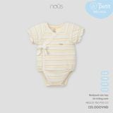 BODY SUIT CỘC TRẮNG KẺ CAM NOUS
