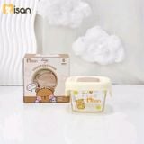 HỦ THỦY TINH ĂN DẶM DÁNG VUÔNG 160ML MS057A