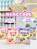 BÁNH CUỘN THANH NGŨ CỐC BEBECOOK 40G