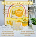 DDVS TAI MŨI HỌNG LIVESPO NAVAX 0M (10 ỐNGx4ml)