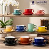  Bộ cốc tách cà phê vân đá kèm đĩa (TH) 