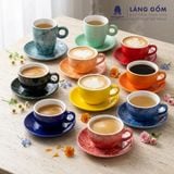 Bộ cốc tách cà phê vân đá kèm đĩa (TH) 