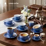  Bộ cốc tách cà phê vân đá kèm đĩa (TH) 