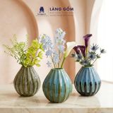  Lọ Hoa Dáng Búp Sen Men Hỏa Biến - Quà Tặng Decor Sang Trọng 
